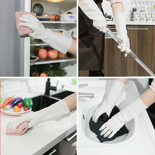 食品級丁腈洗碗手套橡膠洗衣家務廚房清潔耐磨耐用勞保